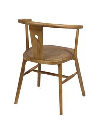 Sedia in legno Curve, Legno, Marrone, Larg. 52 x Alt. 41 cm