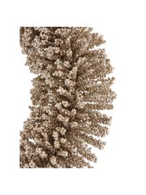 Ghirlanda natalizia Falina, Materiale sintetico, Dorato, bianco, Ø 40 x Alt. 10 cm