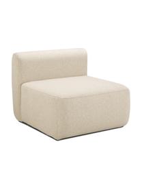 Mittelmodul Sofia, Bezug: 100% Polypropylen Der hoc, Gestell: Massives Kiefernholz, Spa, Webstoff Beige, B 86 x T 95 cm