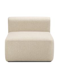 Mittelmodul Sofia, Bezug: 100% Polypropylen Der hoc, Gestell: Massives Kiefernholz, Spa, Webstoff Beige, B 86 x T 95 cm