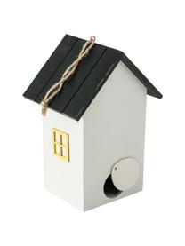 Vogelhuisjesset Maja, 2-delig, Gecoat MDF, Wit, zwart, geel, B 15 cm x H 22 cm