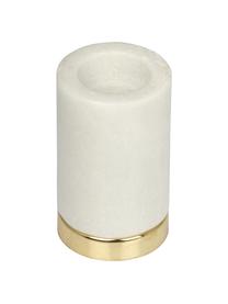 Photophore pour bougies chauffe-plat Porter, Blanc, laiton