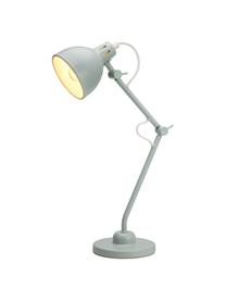 Schreibtischlampe True Buddy in Pastellgrün, Lampenschirm: Metall, beschichtet, Lampenfuß: Metall, beschichtet, Dekor: Metall, Pastellgrün, 14 x 52 cm