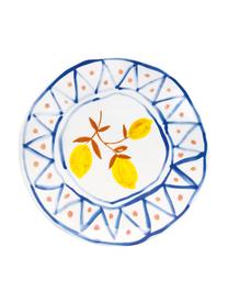 Assiette à pain Lemon Moroccan, 4 élém., Blanc, bleu, orange, jaune