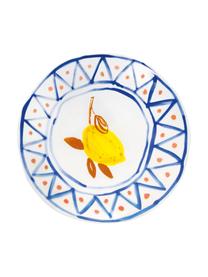 Assiette à pain Lemon Moroccan, 4 élém., Blanc, bleu, orange, jaune