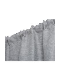 Cortinas opacas Rakel, Poliéster, Gris claro, An 135 x L 250 cm