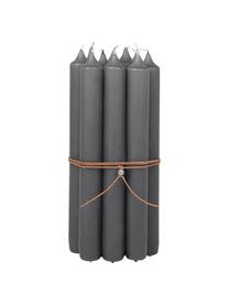 Candela a bastone Classic 10 pz, Paraffina, Grigio, Ø 2 x Alt. 19 cm