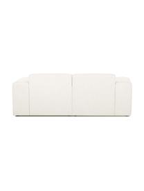 Ecksofa Melva (3-Sitzer) in Beige, Bezug: Polyester Der hochwertige, Gestell: Massives Kiefernholz, Spa, Füße: Kiefernholz Die Füße befi, Webstoff Beige, B 240 x T 144 cm