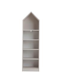 Étagère enfant Gaia, Bois de frêne, laqué, Bois de frêne, gris clair laqué, larg. 40 x haut. 140 cm