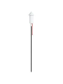 Lampade da terra a LED solari Prêt-à-racket 3 pz, Bianco, nero, rosso, Ø 13 x Alt. 125 cm