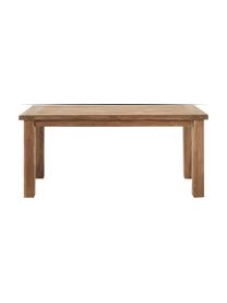 Massief houten eettafel Bois, Onbehandeld massief teakhout, Teakhout, B 180 x D 90 cm