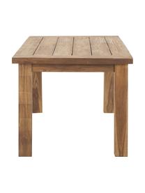 Massief houten eettafel Bois, Onbehandeld massief teakhout, Teakhout, B 180 x D 90 cm