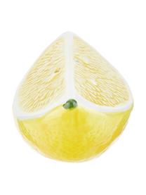 Salelero y pimentero Lemon, 2 pzas., Porcelana (dolomita), Blanco, amarillo, An 7 x Al 7 cm