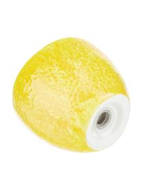 Salière et poivrière Lemon, 2 élém., Porcelaine (dolomite), Blanc, jaune, larg. 7 x haut. 7 cm
