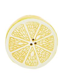 Salz- und Pfefferstreuer Lemon, 2er-Set, Porzellan (Dolomit), Weiß, Gelb, B 7 x H 7 cm