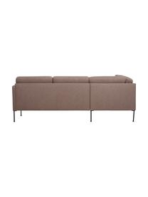 Sofá rinconera Fluente, Tapizado: 100% poliéster Alta resis, Estructura: madera de pino maciza, Patas: metal con pintura en polv, Tejido turrón, An 221 x F 200 cm, chaise longue izquierda