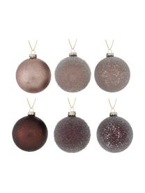 Weihnachtskugel-Set Alvise Ø 8 cm, 6 -tlg., Rosatöne, Ø 8 cm