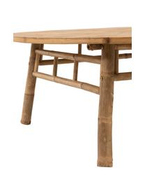 Table basse de jardin ronde en bambou Bindi, Bambou, finition naturelle, Bambou, Ø 120 x haut. 46 cm