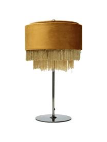 Lampe à poser en velours Tassel, Jaune