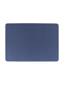 Manteles individuales de cuero sintético Pik, 2 uds., Cuero sintético (PVC), Azul oscuro, An 33 x L 46 cm