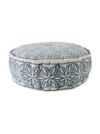 Coussin de sol rond en lin Martha, Anthracite