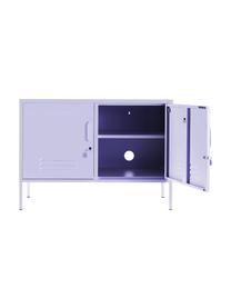 Metall-Sideboard Mustard mit Türen, Stahl, pulverbeschichtet, Lavendel, B 100 x H 72 cm