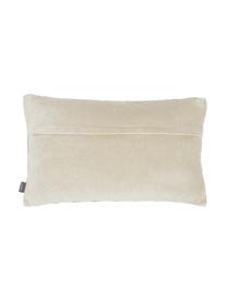 Cuscino con imbottitura Folded, Rivestimento: 100% cotone, Beige, Larg. 30 x Lung. 50 cm