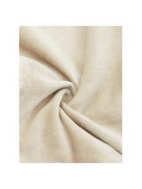 Kissen Folded mit Struktur-Oberfläche, mit Inlett, Bezug: 100% Baumwolle, Beige, B 30 x L 50 cm