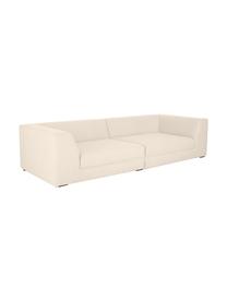 Canapé modulable 3 places Grant, Tissu beige clair, larg. 266 x prof. 106 cm