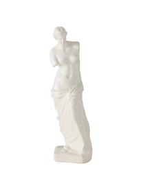 Grand accessoire décoratif Lorenza, Grès cérame, Blanc, larg. 12 cm, haut. 41 cm
