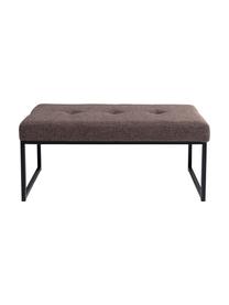 Banquette rembourrée marron Smart Dolce, Brun, noir, larg. 90 x haut. 40 cm