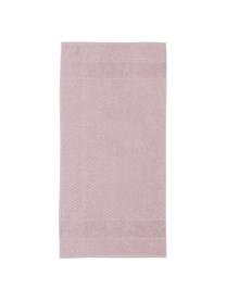 Asciugamano rosa cipria con motivo a nido d'ape Katharina, Rosa cipria, Asciugamano, Larg. 50 x Lung. 100 cm, 2 pz