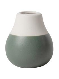 Sada malých váz z kameniny Pastell, 3 díly, Odstíny zelené, bílá