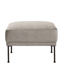 Sofa-Hocker Fluente aus Samt, Bezug: Samt (Hochwertiger Polyes, Gestell: Massives Kiefernholz, FSC, Samt Beige, B 62 x T 50 cm