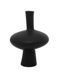 Vase noir Moroseta, Grès cérame, Noir, mat, Ø 21 x haut. 30 cm