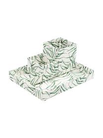 Boîte de classement Breeze, Carton laminé rigide, Blanc, vert, Lot de différentes tailles