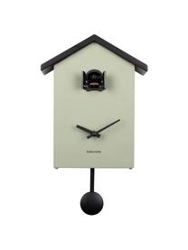 Reloj de pared Cuckoo New Traditional, Plástico, Verde salvia, negro, An 20 x Al 25 cm