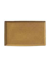 Servierplatte Eli, Steingut, Braun, Beige, B 26 x T 16 cm