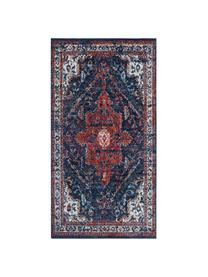 Teppich Azrow im Vintage Style, Flor: 100% Polypropylen, Dunkelblau, Rot, B 200 x L 290 cm (Grösse L)