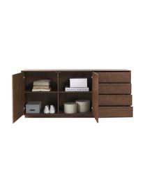 Dressoir Noel bruin, Hout, B 180 cm, H 79 cm