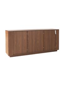 Sideboard Noel aus Eschenholzfurnier, Korpus: Mitteldichteholzfaserplat, Dunkles Holz, B 180 x H 79 cm