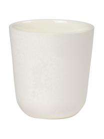 Tazza senza manico Nudge 4 pz, Porcellana, Bianco latteo, Ø 9 x Alt. 10 cm