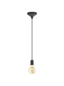 Malá závesná lampa Trey, Čierna, Ø 10 x V 8 cm