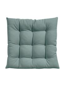 Coussin de chaise 40x40 coton vert sauge Ava, Vert sauge, larg. 40 x long. 40 cm