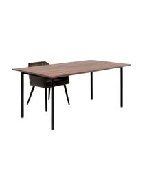 Jídelní stůl Ravello, různé velikosti, Hnědá, černá, Š 160 cm, H 80 cm
