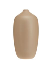 Jarrón grande de cerámica Ceola, Cerámica, Beige, Ø 13 x Al 25 cm