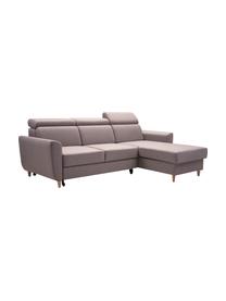 Sofa narożna z funkcją spania i miejscem do przechowywania Gusto (4-osobowa), Tapicerka: 100% poliester, Beżowy, S 235 x G 170 cm