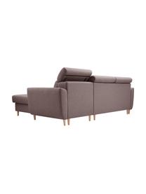 Sofa narożna z funkcją spania i miejscem do przechowywania Gusto (4-osobowa), Tapicerka: 100% poliester, Beżowy, S 235 x G 170 cm