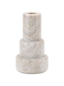 Marmeren kandelaar Stone in beige, Marmer, Beige marmer, Ø 8 x H 14 cm