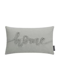 Housse de coussin rectangulaire Mina, Gris